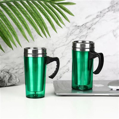 Mug Taistil Plaisteacha le Láimh agus Clúdach